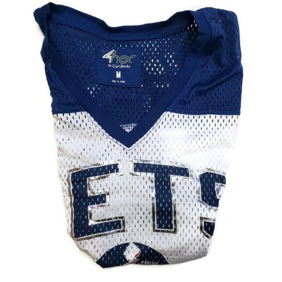 NBA New Jersey Nets Women's Size M All American Mesh T-Shirt White GIII - Picture 8 of 8